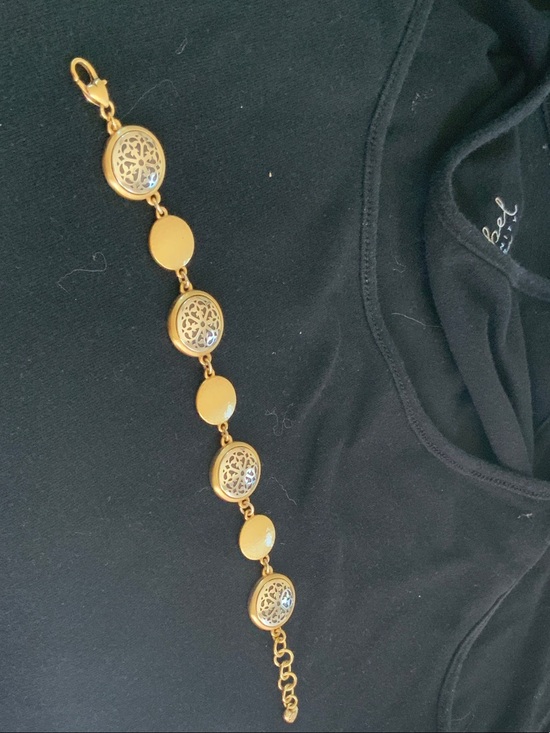 Brighton Jewelry - Brighton Gold-Tone Filigree and Disc Bracelet